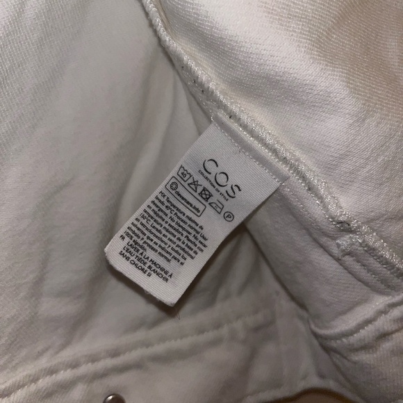 COS White Denim Oversized Jacket - Picture 3 of 5